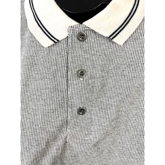 Vintage 1990s Diport USA Men’s Large Beige Short Sleeve Polo Shirt - Picture 6 of 9